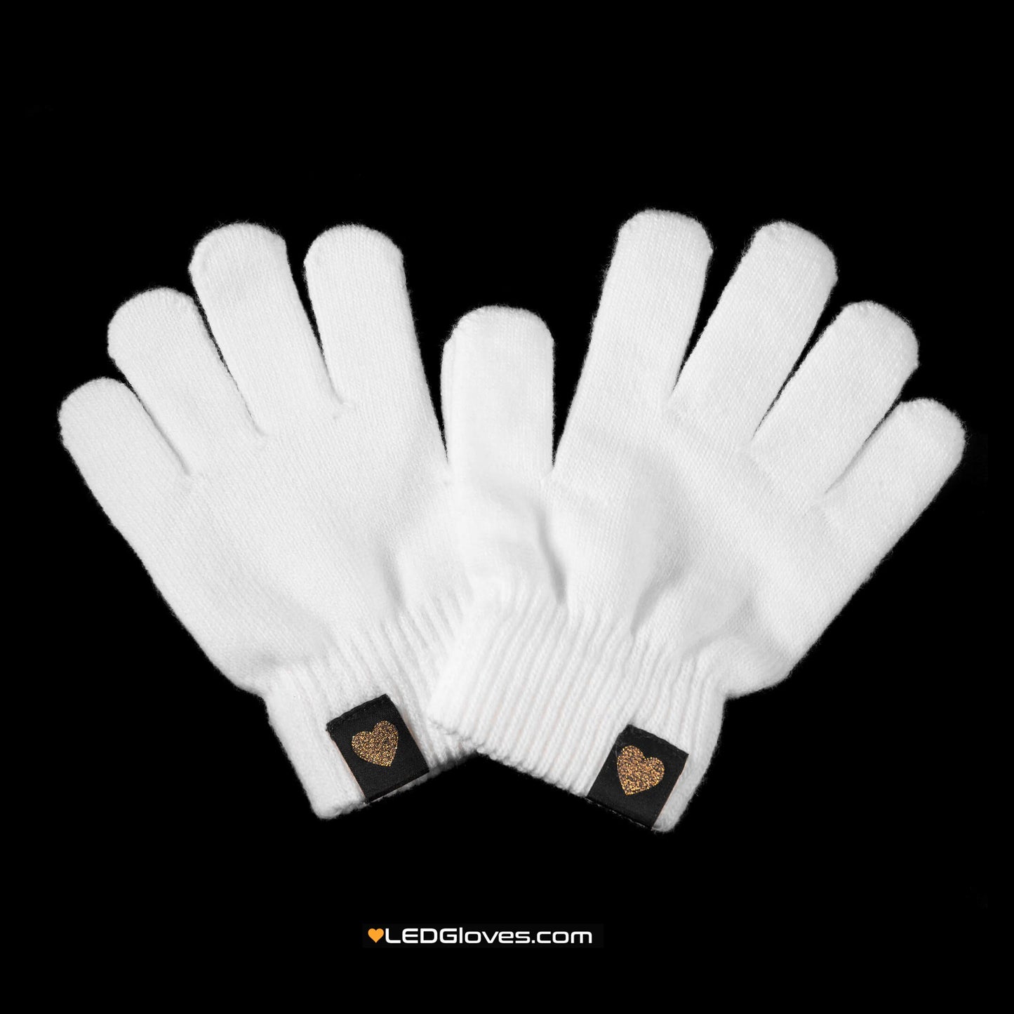 Premium Gold Heart Gloves